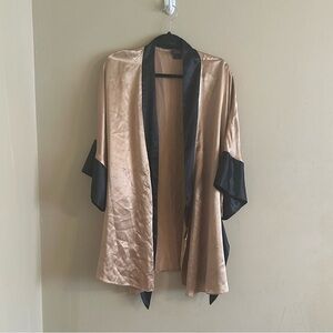 Kama Sutra Lotus Wear Robe Size M/L Black & Gold